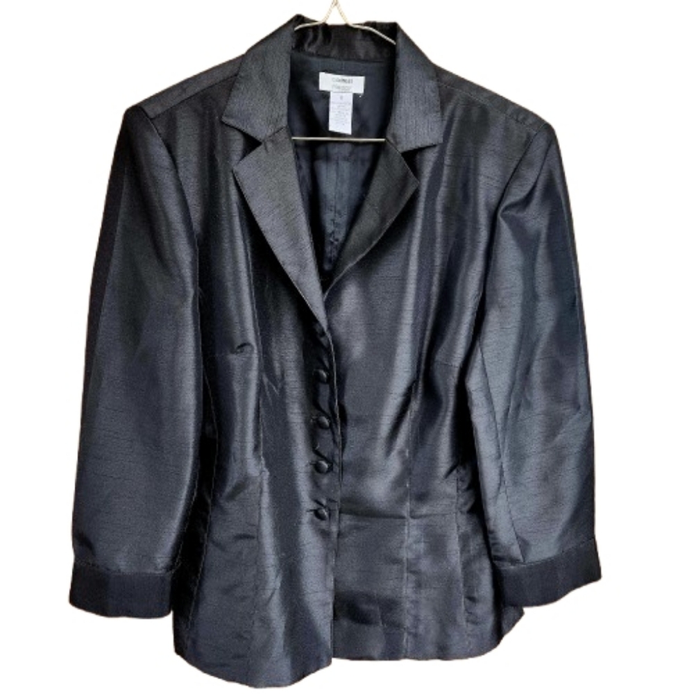 Womens 8 Address Maggy Black Dark Academia Blazer Jacket